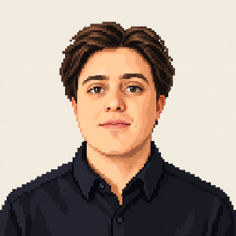 Retrato de Enrique, su avatar de GitHub en estilo pixel art